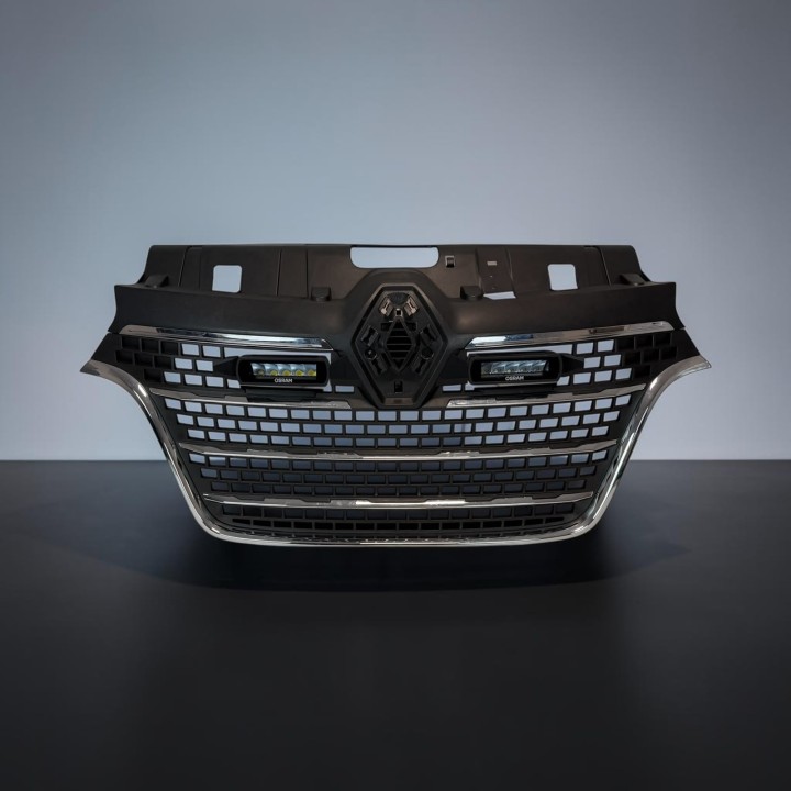 Mocowania lamp LED w atrapę ORAX Systems — Renault Master III Phase 3 (X62) 2019-2024 - ujęcie 8