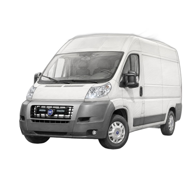 Zestaw 2 lamp LED Kramp LA10811 z mocowaniami ORAX Systems — Fiat Ducato III X250 2006-2014
