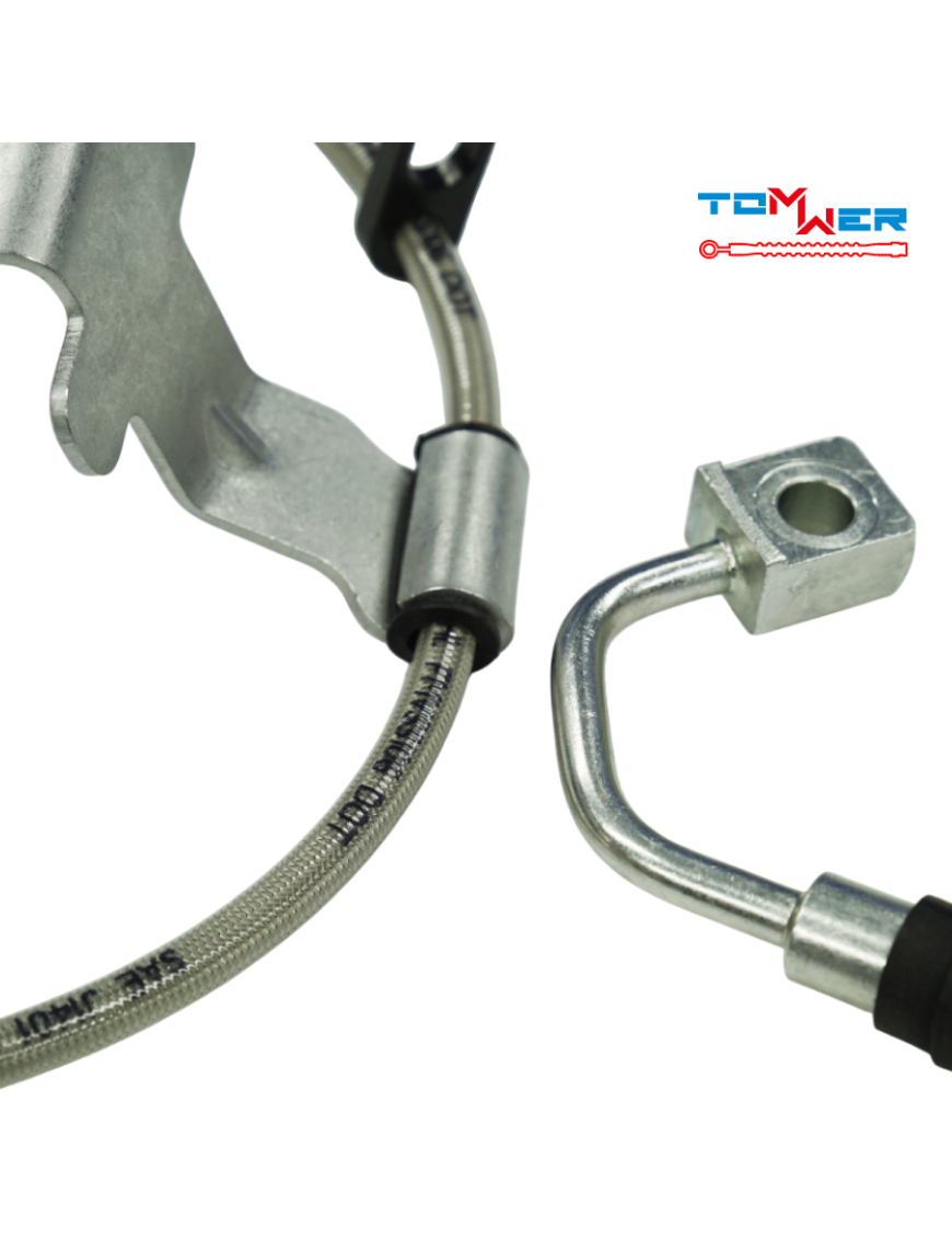 Przewód hamulcowy w oplocie Tomwer — Wrangler JL, lewy tył