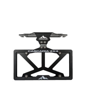 Cascadia 4x4 Flipster V3 CHF101 — uchylny uchwyt tablicy rejestracyjnej przed wyciągarką