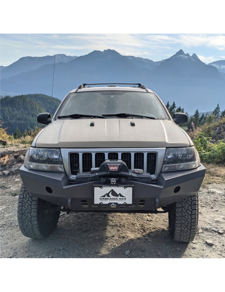 Cascadia 4x4 Flipster V3 CHF101 — uchylny uchwyt tablicy rejestracyjnej przed wyciągarką