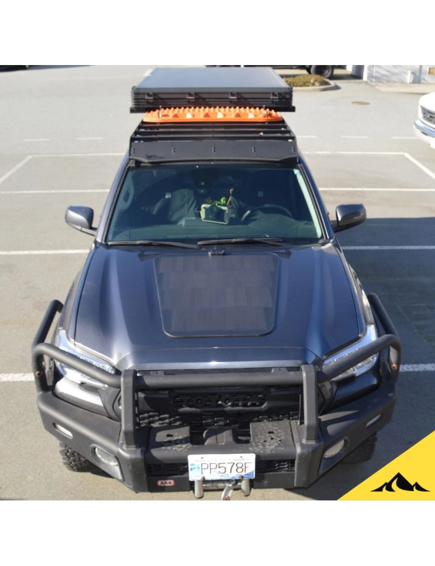 Cascadia 4x4 VSS System™ 2.0 CHF159 — panel solarny 92 W na maskę Ram HD, Ford F-150, Toyota Tacoma, Tundra, Land Cruiser