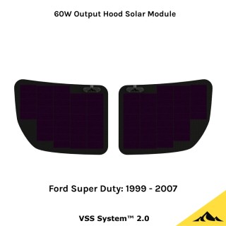 Cascadia 4x4 VSS System™ 2.0 CHF167 — panel solarny na maskę Ford Super Duty 1999–2007 - ujęcie 2