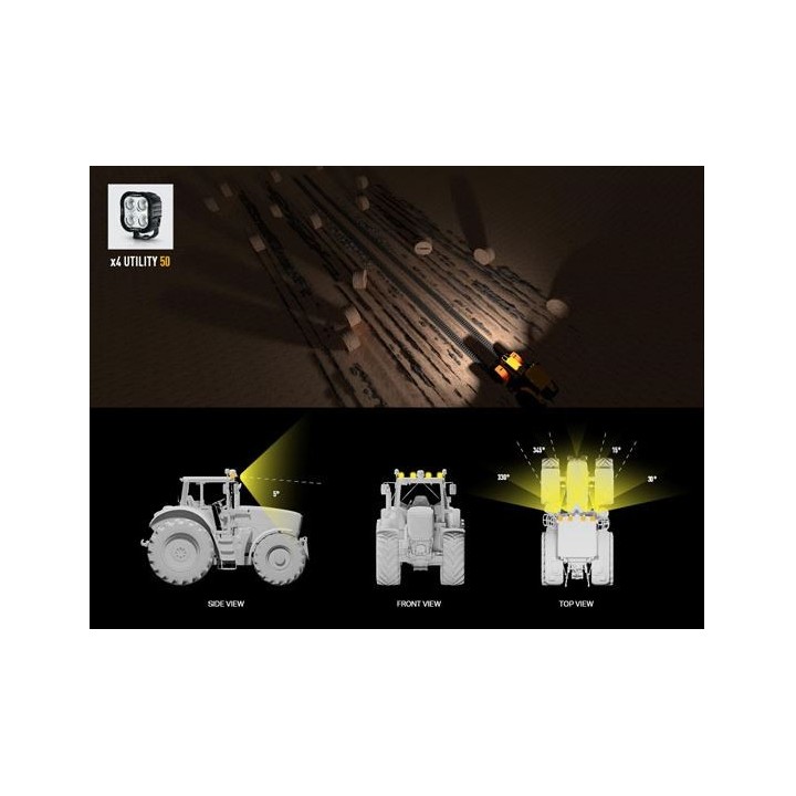 Lampa robocza LED LAZER Utility 50 wersja ze śrubą (18 sztuk) - ujęcie 4