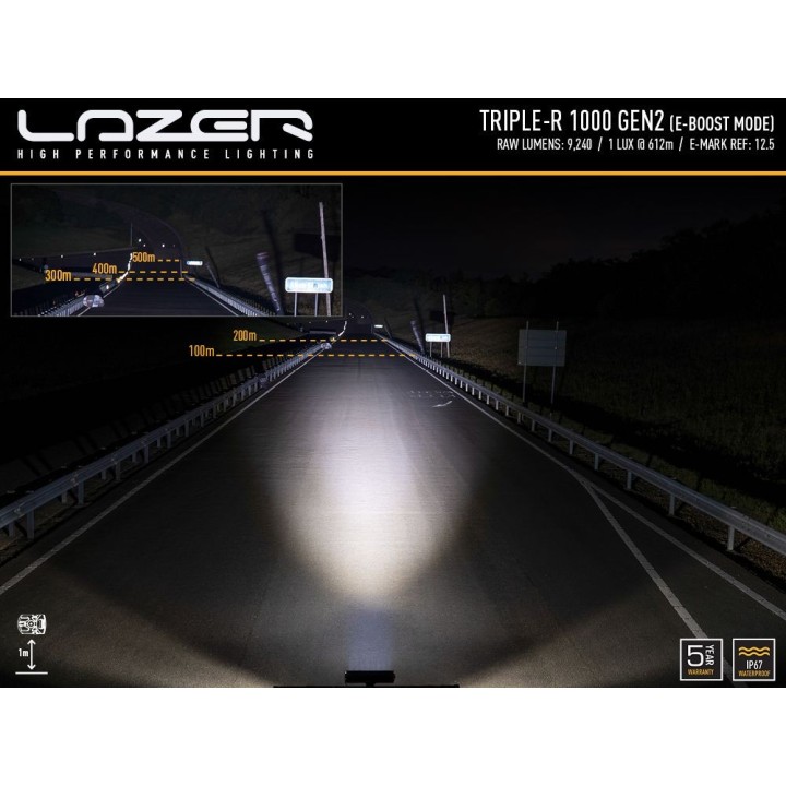 LAZER TRIPLE-R 1000 Beacon z oświetleniem ostrzegawczym - w kolorze białym - ujęcie 6