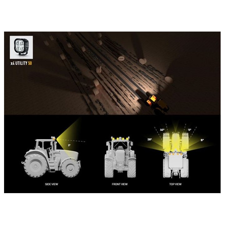 Lampa robocza LED LAZER Utility 50 Red Tail - ujęcie 9