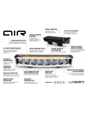 Lampa ostrzegawcza LAZER AIR-90