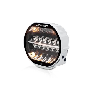 LAZER Sentinel 9'' Elite White ze światłami pozycyjnymi – okrągła lampa LED