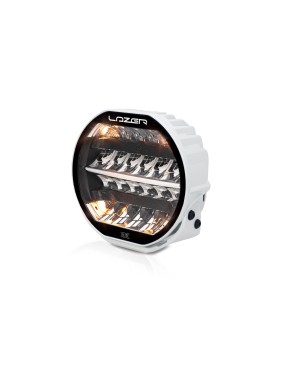 LAZER Sentinel 9'' Elite White ze światłami pozycyjnymi – okrągła lampa LED