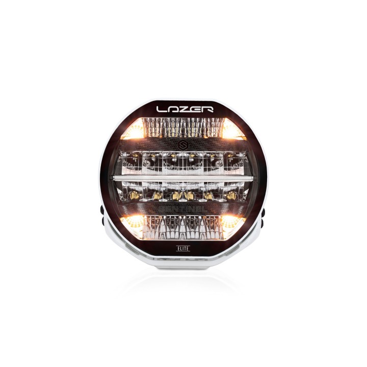LAZER Sentinel 9'' Elite White ze światłami pozycyjnymi – okrągła lampa LED - ujęcie 2