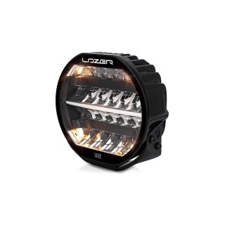LAZER Sentinel 9'' Elite Black ze światłami pozycyjnymi – okrągła lampa LED