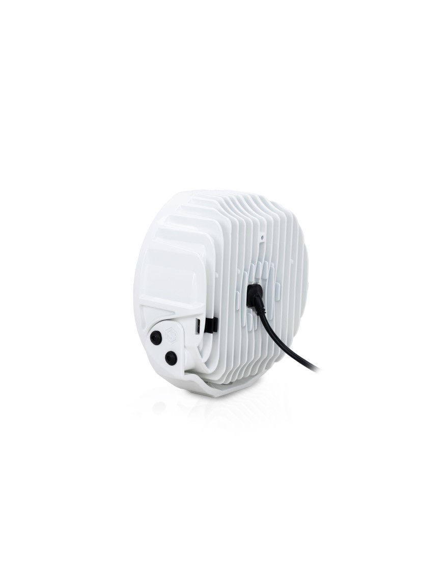 LAZER Sentinel 9'' Elite White ze światłami pozycyjnymi – okrągła lampa LED