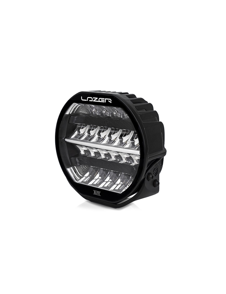 LAZER Sentinel 9'' Elite Black ze światłami pozycyjnymi – okrągła lampa LED