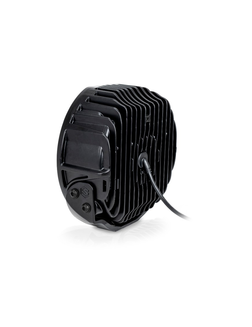 LAZER Sentinel 9'' Elite Black ze światłami pozycyjnymi – okrągła lampa LED