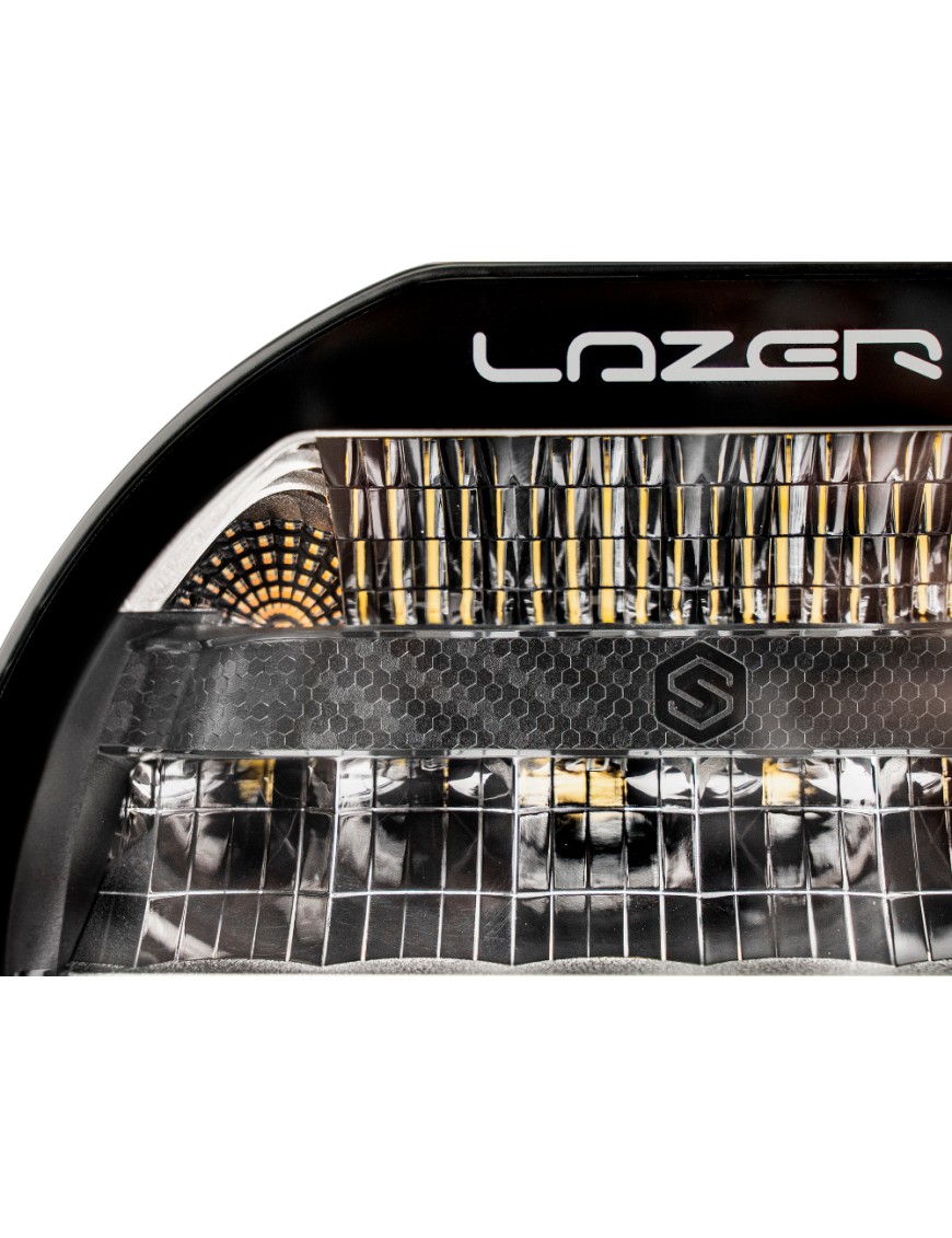 LAZER Sentinel 9'' Elite Black ze światłami pozycyjnymi – okrągła lampa LED