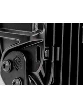 LAZER Sentinel 9'' Elite Black ze światłami pozycyjnymi – okrągła lampa LED