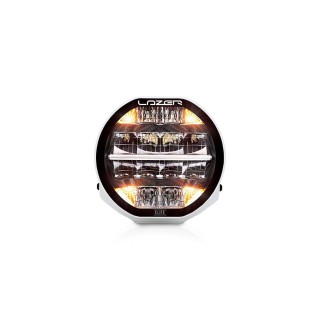 LAZER Sentinel 7" Elite White ze światłami pozycyjnymi - okrągła lampa LED - ujęcie 2