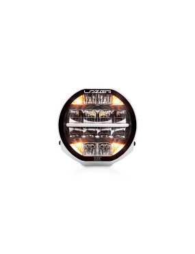 LAZER Sentinel 7" Elite White ze światłami pozycyjnymi - okrągła lampa LED