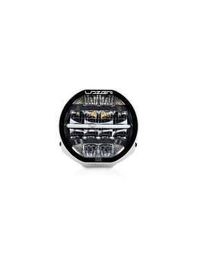 LAZER Sentinel 7" Elite White ze światłami pozycyjnymi - okrągła lampa LED