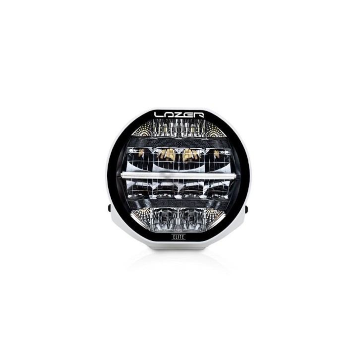 LAZER Sentinel 7" Elite White ze światłami pozycyjnymi - okrągła lampa LED - ujęcie 3