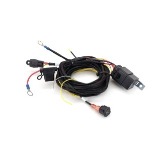 Wiązka do podłączenia pojedynczej lampy DEUTSCH DT - 4 PIN, 12V z włącznikiem - serii LAZER UTILITY, CARBON-6