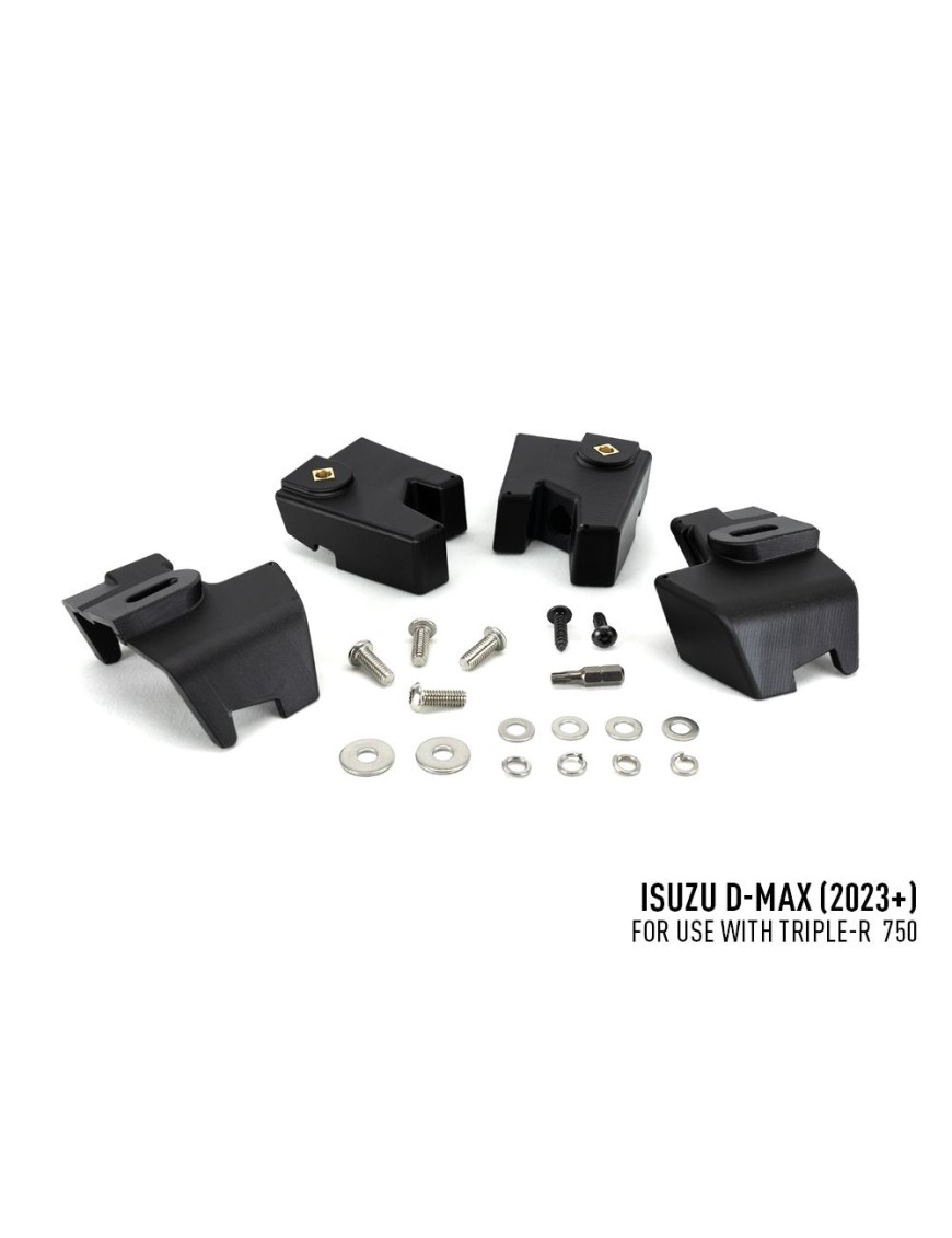 Zestaw dwóch lamp LAZER TRIPLE-R 750 (Gen2) z systemem montażu w fabrycznym grillu - Isuzu D-Max (2023 -)
