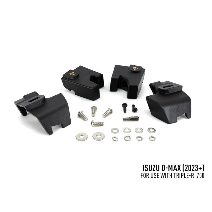 Zestaw dwóch lamp LAZER TRIPLE-R 750 (Gen2) z systemem montażu w fabrycznym grillu - Isuzu D-Max (2023 -) - ujęcie 5