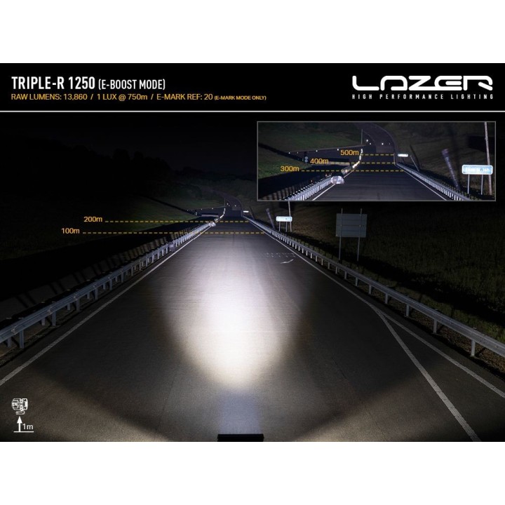 Lampa LAZER TRIPLE-R 1250 (Gen2) z zestawem do montażu w fabrycznym grillu – Ford Ranger Wildtrak (2023 -) Wildtrak - ujęcie 5
