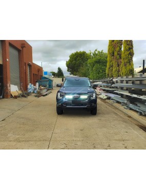 Zestaw dwóch lamp LAZER TRIPLE-R 850 Elite (Gen2) z systemem montażu w fabrycznym grillu – Ford Ranger Wildtrak (2023 -) /