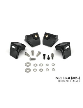 Zestaw lampy LAZER Linear 6 Elite+ z systemem montażu w fabrycznym grillu - Isuzu D-Max (2024 - 2026 -)