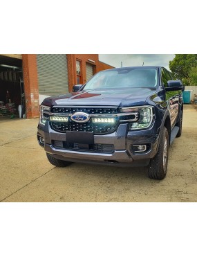 Zestaw dwóch lamp LAZER TRIPLE-R 850 Elite (Gen2) z systemem montażu w fabrycznym grillu – Ford Ranger Wildtrak (2023 -) /