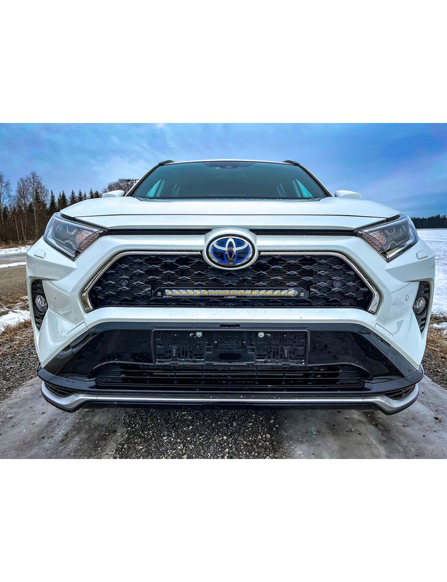 Zestaw lampy LAZER Linear 18 Elite - z systemem montażu w fabrycznym grillu - Toyota RAV4 Plug-In (2020 -)