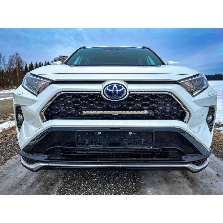 Zestaw lampy LAZER Linear 18 Elite - z systemem montażu w fabrycznym grillu - Toyota RAV4 Plug-In (2020 -) - ujęcie 6