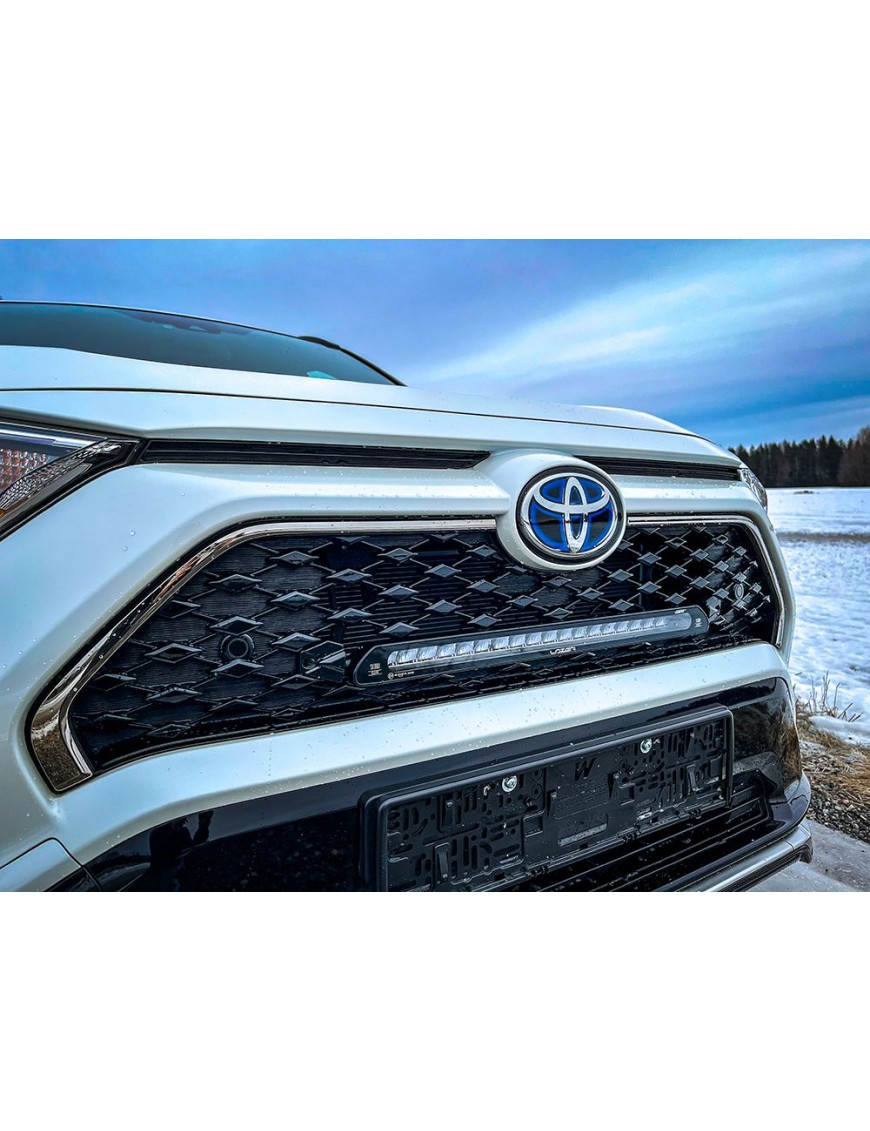 Zestaw lampy LAZER Linear 18 Elite - z systemem montażu w fabrycznym grillu - Toyota RAV4 Plug-In (2020 -)