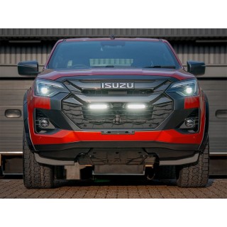 Zestaw lampy LAZER Linear 6 z systemem montażu w fabrycznym grillu - Isuzu D-Max (2024 - 2026 -)