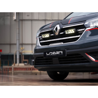 Zestaw dwóch lamp LAZER TRIPLE-R 750 Elite (Gen2) z systemem montażu w fabrycznym grillu - Renault Trafic (2023 -) - ujęcie 2