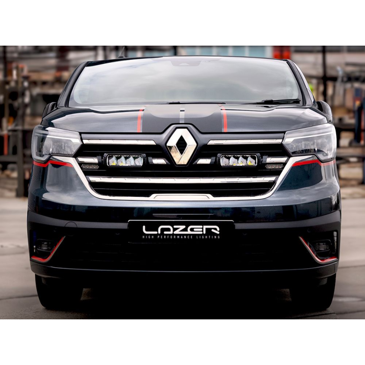 Zestaw dwóch lamp LAZER TRIPLE-R 750 Elite (Gen2) z systemem montażu w fabrycznym grillu - Renault Trafic (2023 -) - ujęcie 7