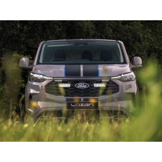 Zestaw dwóch lamp LAZER TRIPLE-R 750 Elite (Gen2) z systemem montażu w fabrycznym grillu - Ford Transit Custom Sport - ujęcie 2