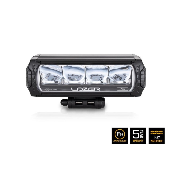 Zestaw dwóch lamp LAZER TRIPLE-R 750 Elite (Gen2) z systemem montażu w fabrycznym grillu - Isuzu D-Max (2021 - 2022) - ujęcie 5