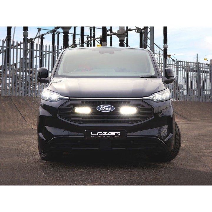 Zestaw dwóch lamp LAZER TRIPLE-R 750 (Gen2) z systemem montażu w fabrycznym grillu - Ford Transit Custom (2024 -) - ujęcie 3