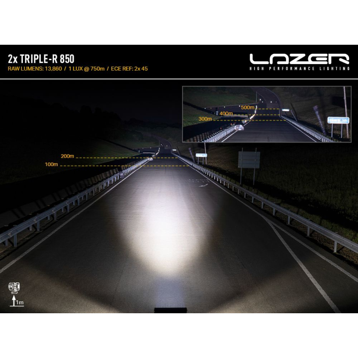Dedykowany zestaw LAZER TRIPLE-R 850 do Toyota Tundra (2022 -) w wersji PLATINUM - ujęcie 8