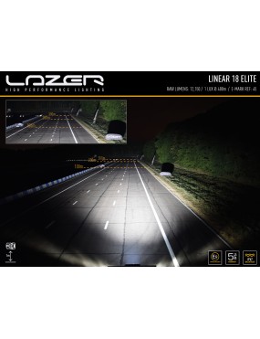 Mocowanie lampy LAZER Linear 18 nad tablicą rejestracyjną - Nissan Navara NP300 (2015 -)