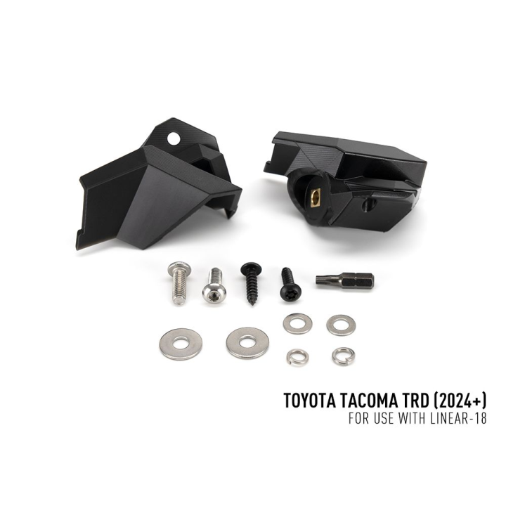 Zestaw lampy LAZER Linear 18 - z systemem montażu w fabrycznym grillu - Toyota Tacoma TRD (2024 -) - ujęcie 8