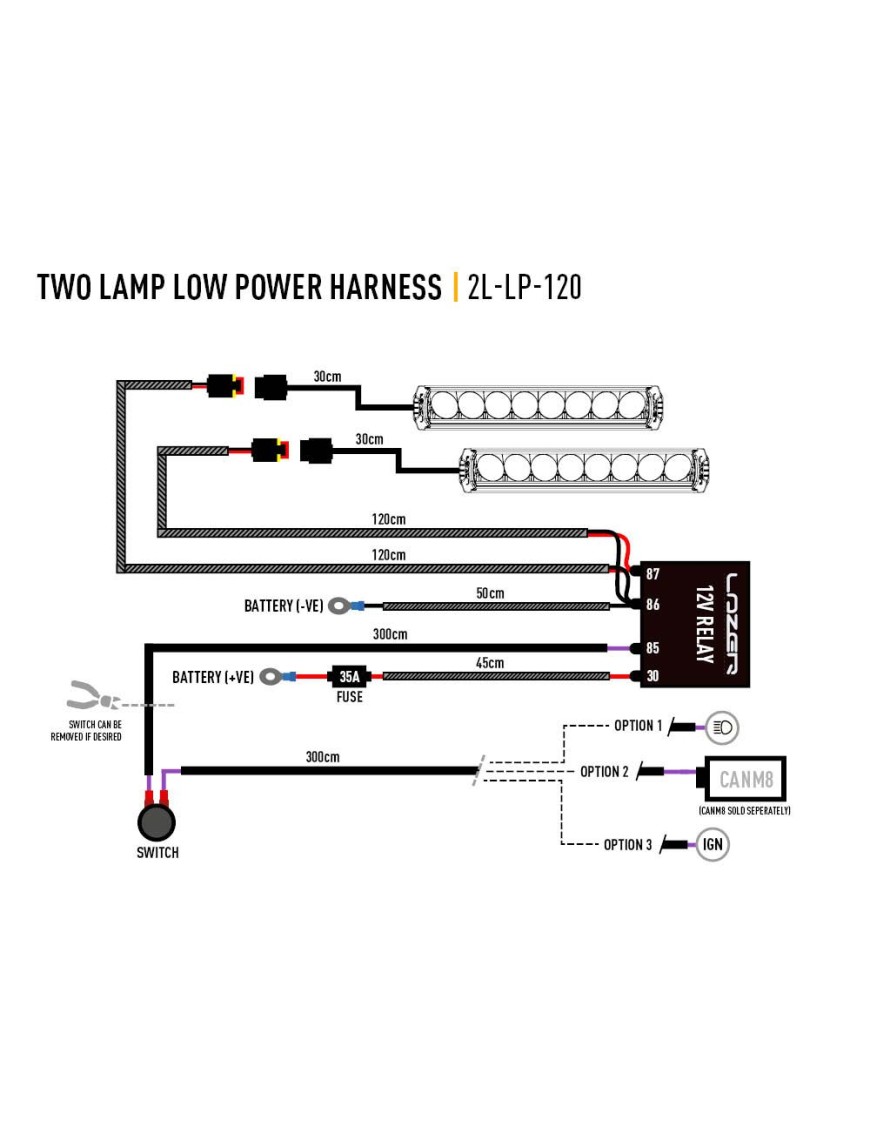 Zestaw dwóch lamp LAZER TRIPLE-R 750 Elite (Gen2) z systemem montażu w fabrycznym grillu - Isuzu D-Max (2021 - 2022)