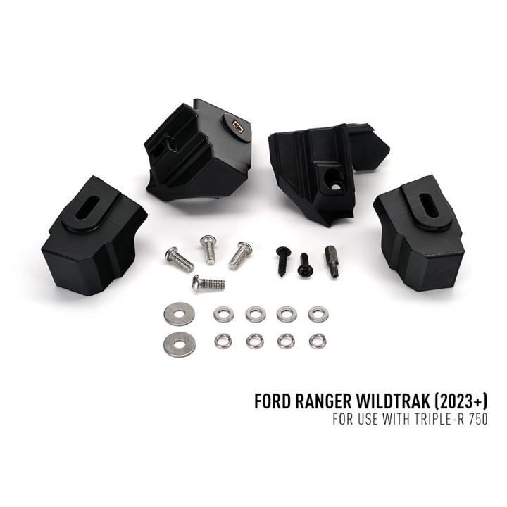 Zestaw dwóch lamp LAZER TRIPLE-R 750 WIDE (Gen2) z systemem montażu w fabrycznym grillu – Ford Ranger Wildtrak (2023 - ujęcie 3