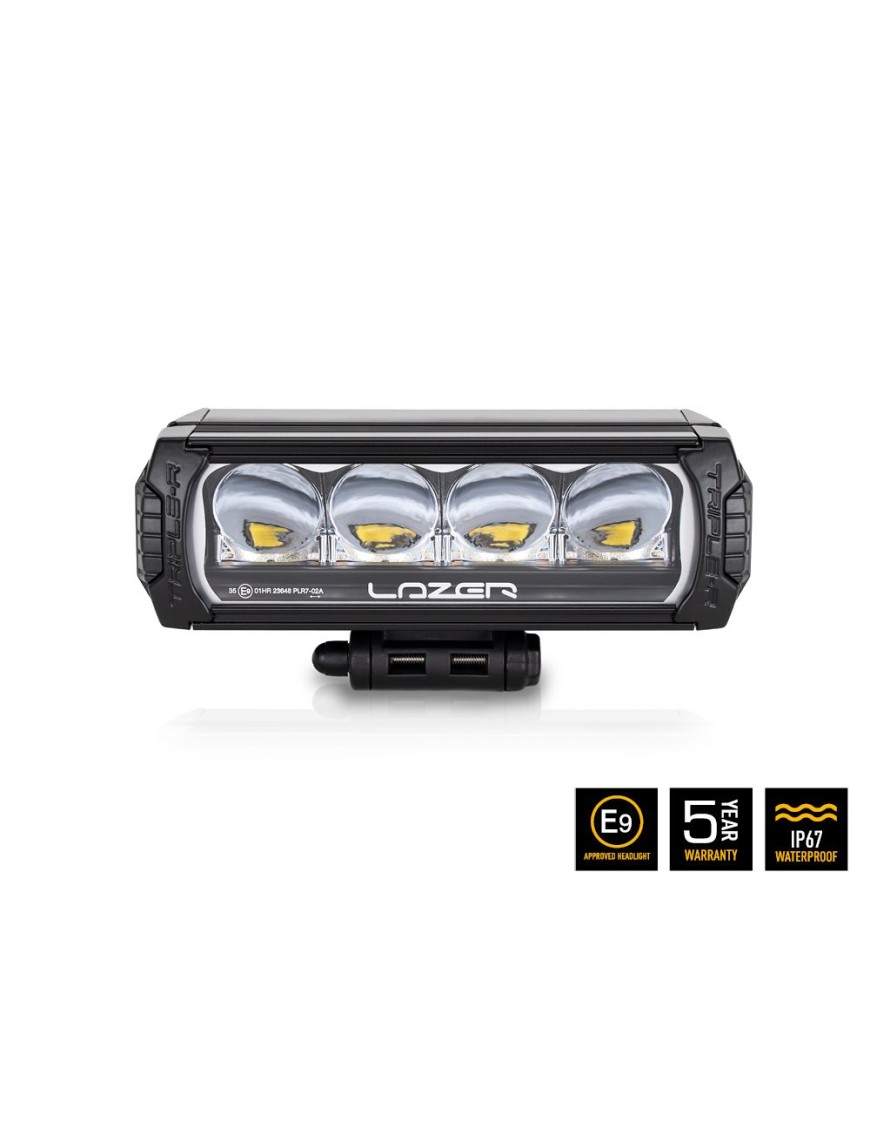 Zestaw dwóch lamp LAZER TRIPLE-R 750 (Gen2) z systemem montażu w fabrycznym grillu - Isuzu D-Max (2021 - 2022)