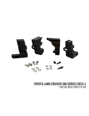 Zestaw dwóch lamp LAZER TRIPLE-R 750 Elite (Gen2) z systemem montażu w fabrycznym grillu - Toyota Land Cruiser 300 (2021 -)