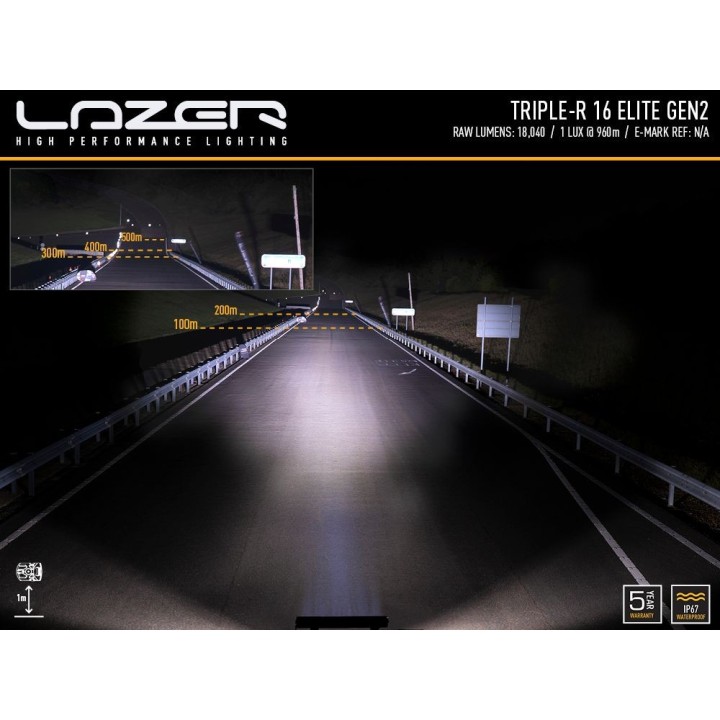 Dedykowany zestaw do montażu w fabrycznym grillu LAZER TRIPLE-R 16 ELITE – Ford Ranger Raptor (2023 -) - ujęcie 9