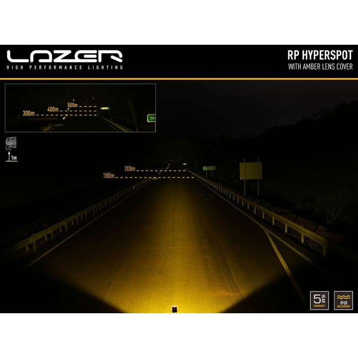 Pomarańczowa osłona soczewki (SERIA RP / UTILITY-80 HD) LAZER High Performance LED Lighting - ujęcie 3