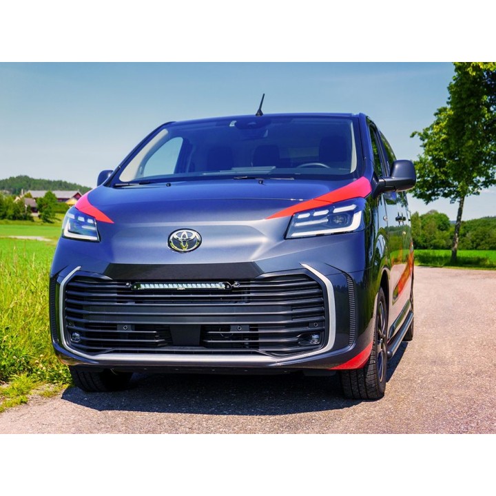 Zestaw lampy LAZER Linear-18 Elite I-LBA z systemem montażu w fabrycznym grillu - Toyota Proace (2023 - ) - ujęcie 4